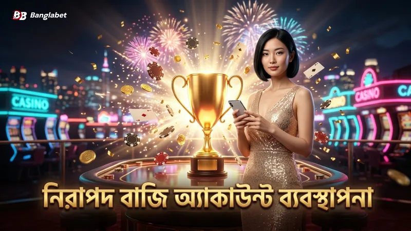 দায়িত্বশীল বাজির জন্য সুরক্ষিত অ্যাকাউন্ট ব্যবস্থাপনা অবলম্বন করুন
