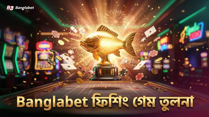 অন্যান্য ফিশিং গেমের বোনাস পদ্ধতির মধ্যে Banglabet এর তুলনামূলক অবস্থান।