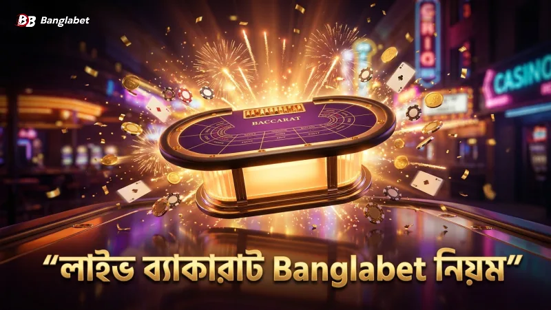 লাইভ ব্যাকারাটে খেলার মৌলিক নিয়ম ও Banglabet প্ল্যাটফর্মের ইন্টারফেস