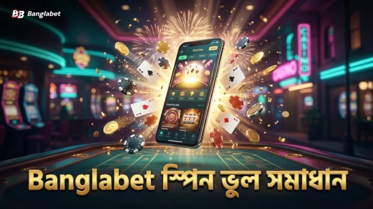 Banglabet প্ল্যাটফর্মে স্পিনের সময় সাধারণ ভুল থেকে সাবধান হওয়ার উপায়।